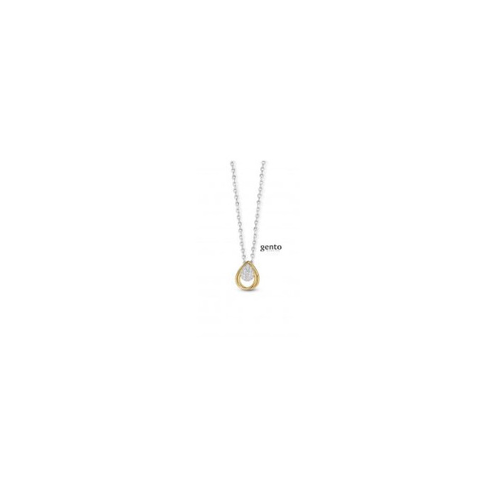 Juweel GENTO ZILVER COLLIER MB62