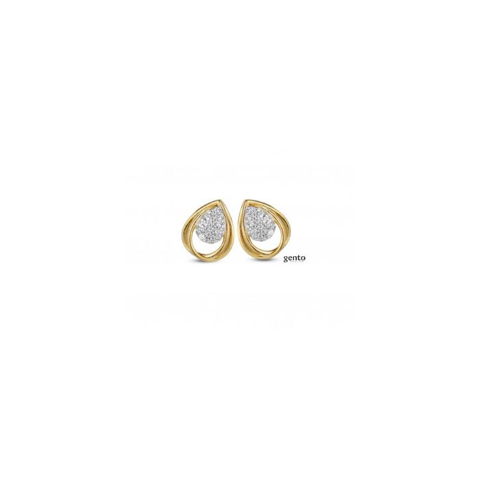 Juweel GENTO ZILVER OORSTEKERS MB63