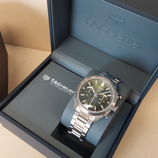 Horloge TAG HEUER CARRERA Automatic Chronograph CBN2A10.BA0643