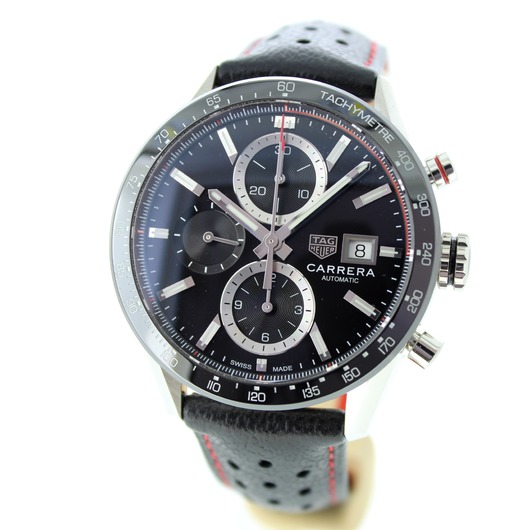 Horloge TAG Heuer Carrera Automatic Chronograph 41 CBM2110.FC6454