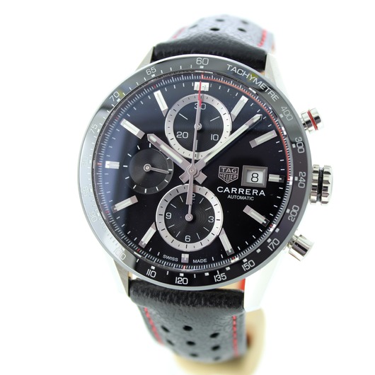 Horloge TAG Heuer Carrera Automatic Chronograph 41 CBM2110.FC6454 