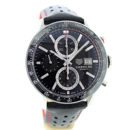 Horloge TAG Heuer Carrera Automatic Chronograph 41 CBM2110.FC6454 