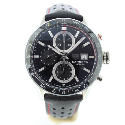 Horloge TAG Heuer Carrera Automatic Chronograph 41 CBM2110.FC6454 