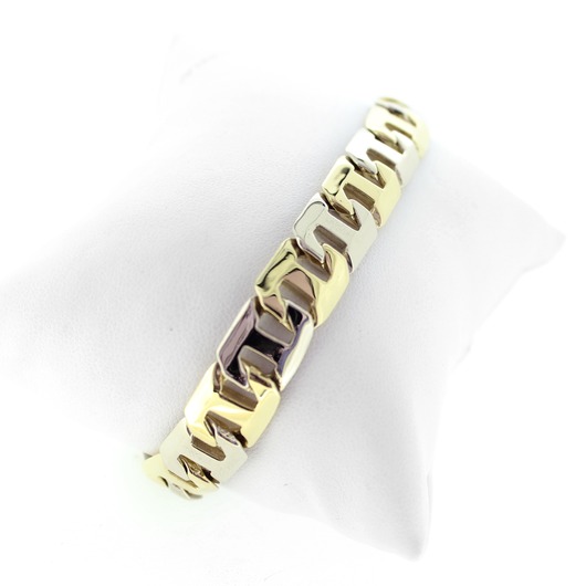 Juweel Armband bicolor goud 18 karaat 'CV-1444-TWDH'