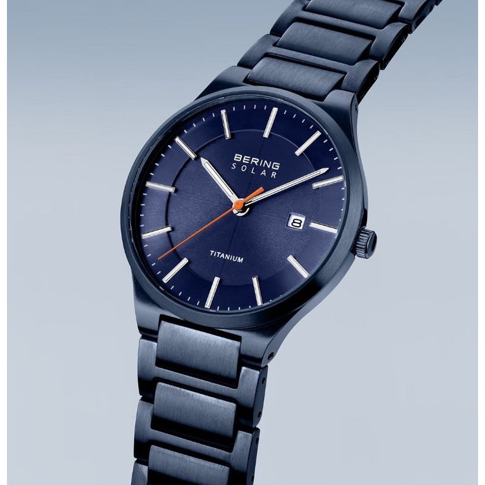 Horloge Bering Solar Titanium 15239-797 