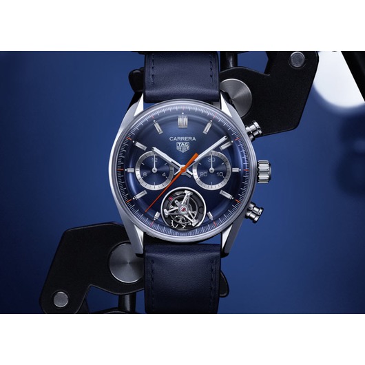 Horloge TAG HEUER CARRERA Chronograaf Tourbillon CBS5010.FC6543 Calibre TH20-09