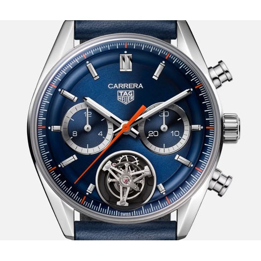 Horloge TAG HEUER CARRERA Chronograaf Tourbillon CBS5010.FC6543 Calibre TH20-09