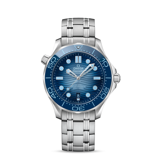 Horloge OMEGA Summer Blue Seamaster Diver 300M 210.30.42.20.03.003
