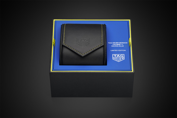 TAG HEUER MONACO RACING BLUE  TAG HEUER MONACO RACING BLUE