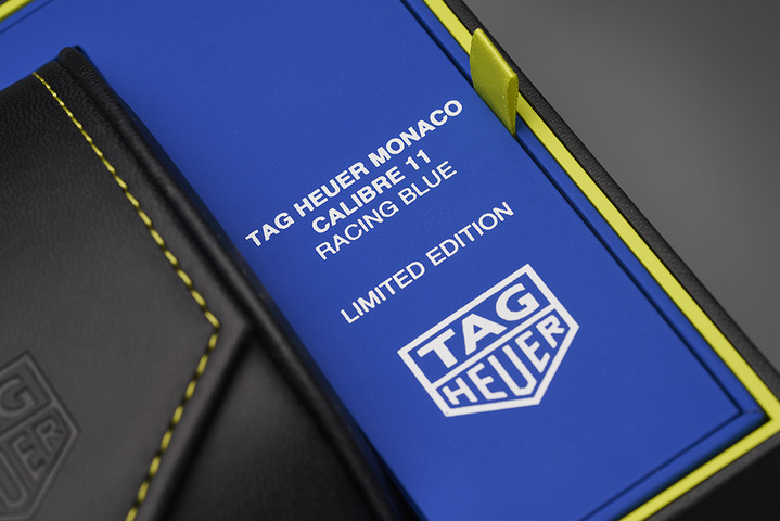 TAG HEUER MONACO RACING BLUE  TAG HEUER MONACO RACING BLUE