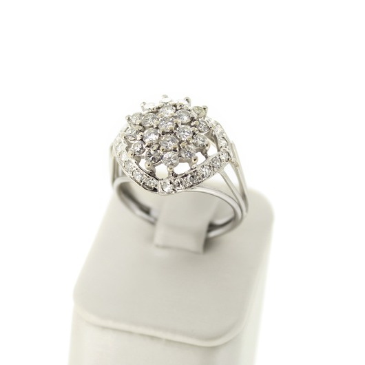 Juweel Ring witgoud 18 karaat briljanten '74849-1405-TWDH'  Juweel Ring witgoud 18 karaat briljanten '74849-1405-TWDH'