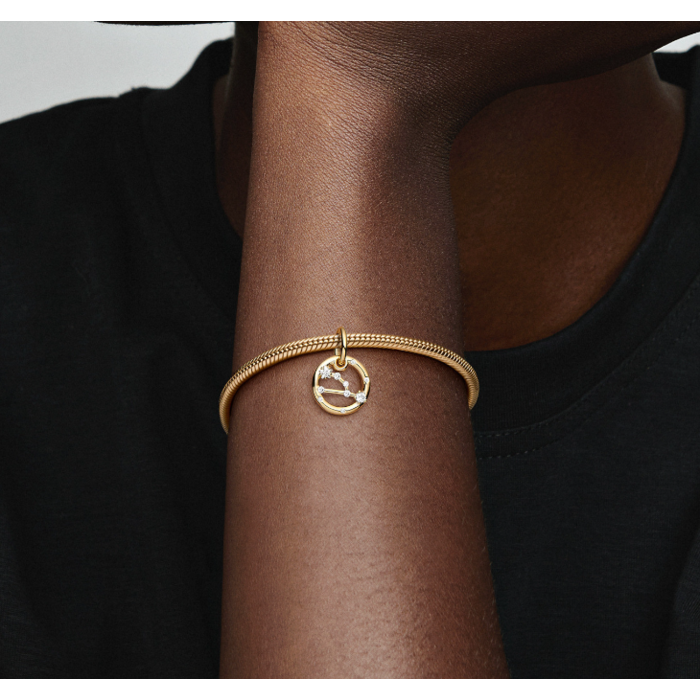 Juweel PANDORA MOMENTS ZODIAC TAURUS BEDEL 762707C01 