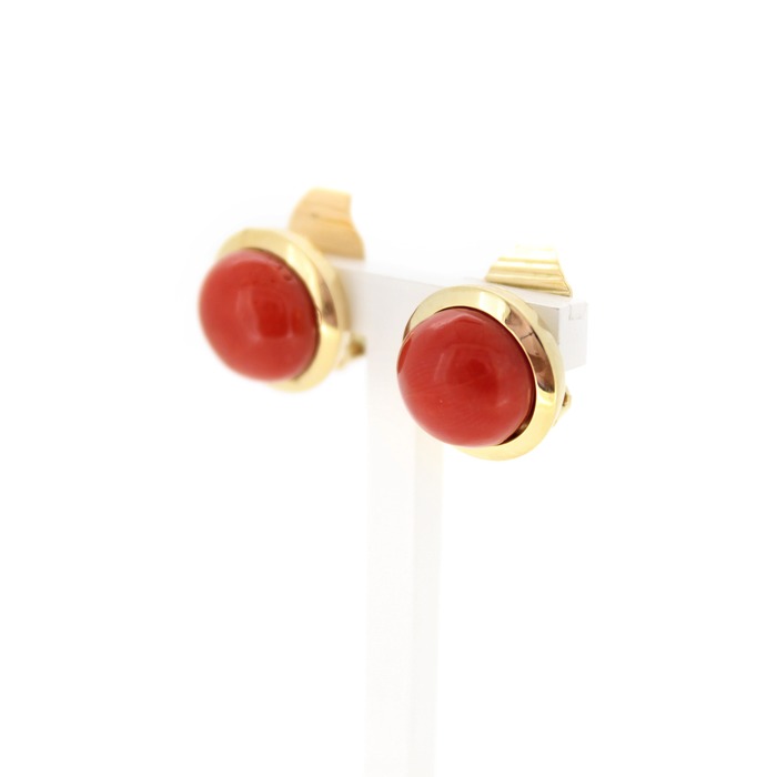 Oorclipsen_geelgoud_18karaat_koraal_Tweedehands_CV-1417_Juwelier_Clem_Vercammen-3.jpg