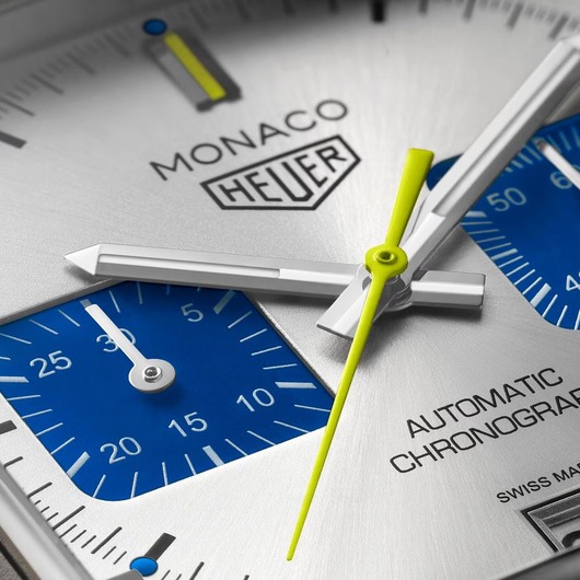 Horloge Tag Heuer Monaco Calibre 11 Automatic Chronograph Racing Blue CAW218C.FC6548 Limited edition