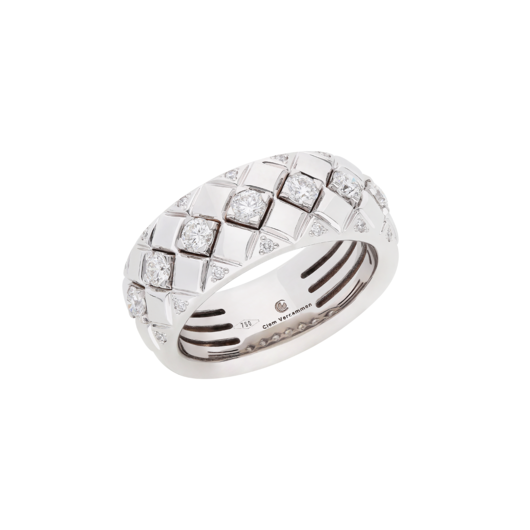 Juweel Clem Vercammen Collection Dama ring Collection 18 karaat witgoud A10667/W-W 