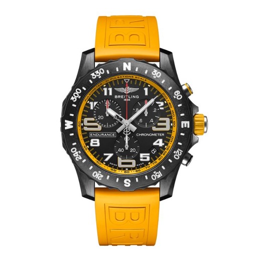 Horloge BREITLING ENDURANCE PRO 44 BREITLIGHT BLACK YELLOW X82310A41B1S1 Horloge BREITLING ENDURANCE PRO 44 BREITLIGHT BLACK YELLOW X82310A41B1S1