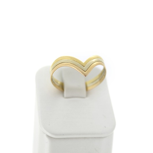 Juweel Ring Tricolor goud 18 karaat 'CV-1474-TWDH'