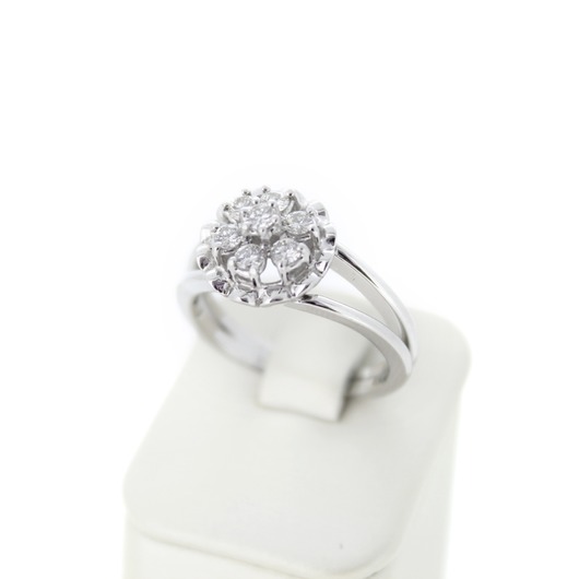 Juweel Ring witgoud 18 karaat briljanten 'CV-1477-TWDH' Juweel Ring witgoud 18 karaat briljanten 'CV-1477-TWDH'