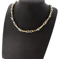 Juweel Collier bicolorgoud 18 karaat 'CV-1502-TWDH' Juweel Collier bicolorgoud 18 karaat 'CV-1502-TWDH'