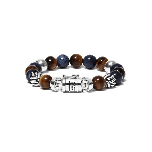 Juweel BUDDHA TO BUDDHA SPIRIT BEAD MIX SODALITE TIGEREYE ARMBAND 188MS Juweel BUDDHA TO BUDDHA SPIRIT BEAD MIX SODALITE TIGEREYE ARMBAND 188MS