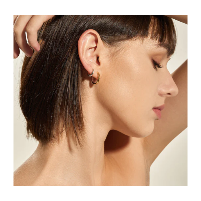 Juweel ANIA HAIE POT CHARMS STAR HUGGIE HOOP EARRINGS E048-02H