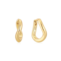 Juweel ANIA HAIE POT CHARMS TWIST HUGGIE HOOP EARRINGS E048-03G Juweel ANIA HAIE POT CHARMS TWIST HUGGIE HOOP EARRINGS E048-03G