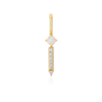 Juweel ANIA HAIE TURN ON THE CHARM KYOTO OPAL SPARKLE BAR NECKLACE CHARM NC048-01G Juweel ANIA HAIE TURN ON THE CHARM KYOTO OPAL SPARKLE BAR NECKLACE CHARM NC048-01G