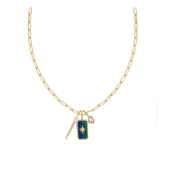 Juweel ANIA HAIE TURN ON THE CHARM LABRADORITE NECKLACE CHARM NC048-11G