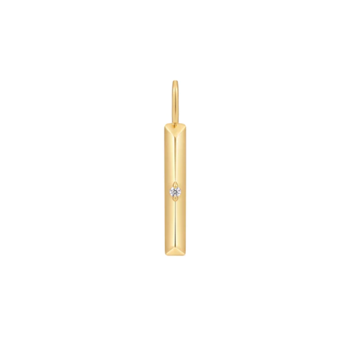 Juweel ANIA HAIE TURN ON THE CHARM BAR NECKLACE CHARM NC048-15G