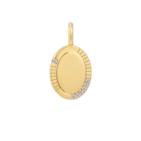 Juweel ANIA HAIE TURN ON THE CHARM OVAL NECKLACE CHARM NC048-16G Juweel ANIA HAIE TURN ON THE CHARM OVAL NECKLACE CHARM NC048-16G
