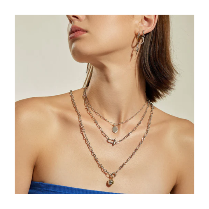 Juweel ANIA HAIE TURN ON THE CHARM OVAL NECKLACE CHARM NC048-16H