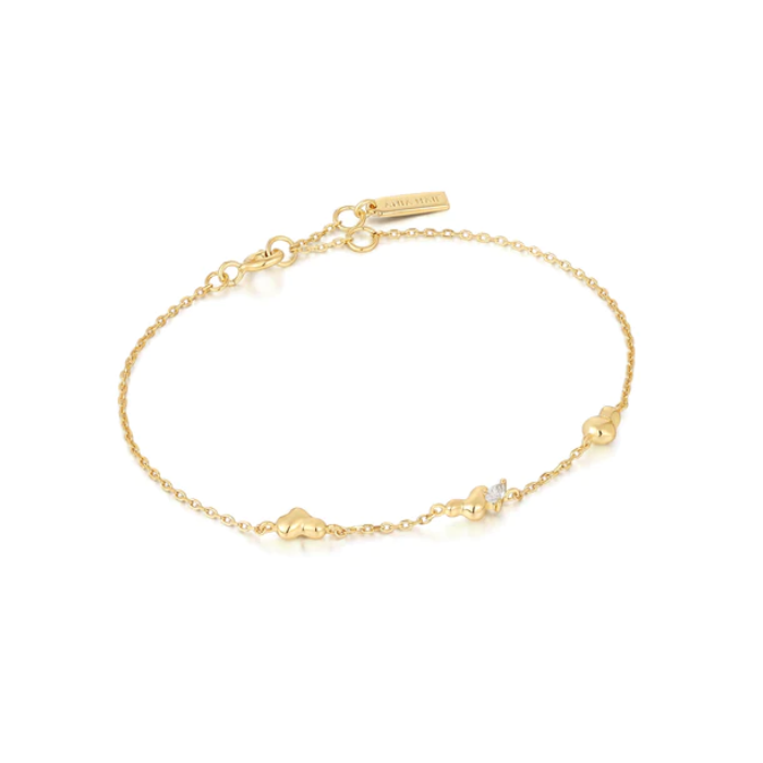 Juweel ANIA HAIE TAKING SHAPE TWISTED WAVE CHAIN BRACELET B050-01G
