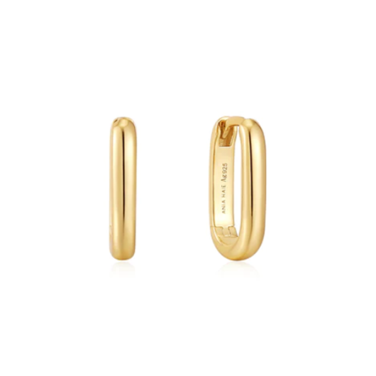 Juweel ANIA HAIE POP CHARMS OVAL HOOP EARRINGS E048-04G Juweel ANIA HAIE POP CHARMS OVAL HOOP EARRINGS E048-04G