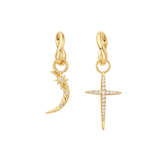 Juweel ANIA HAIE POT CHARMS CROSS EARRING CHARM EC048-14G