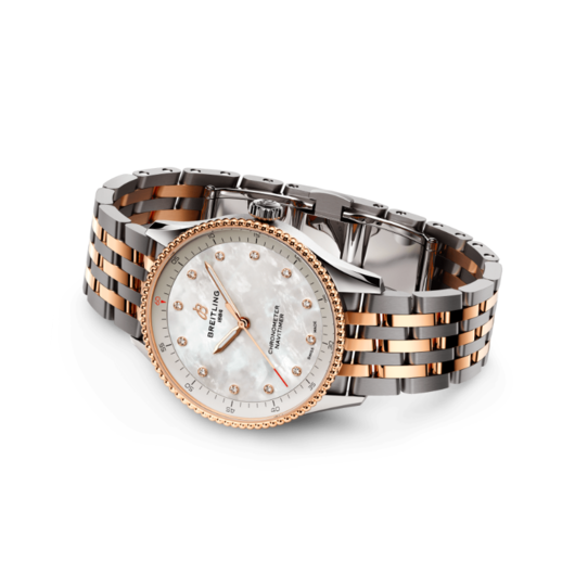 Horloge Breitling Navitimer 32 Steel Gold U77320E61A1U1