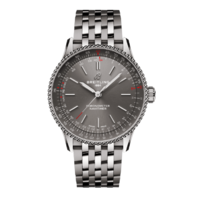 Horloge Breitling Navitimer Automatic 36 Anthracite, Steel Bracelet A17327381B1A1 Horloge Breitling Navitimer Automatic 36 Anthracite, Steel Bracelet A17327381B1A1