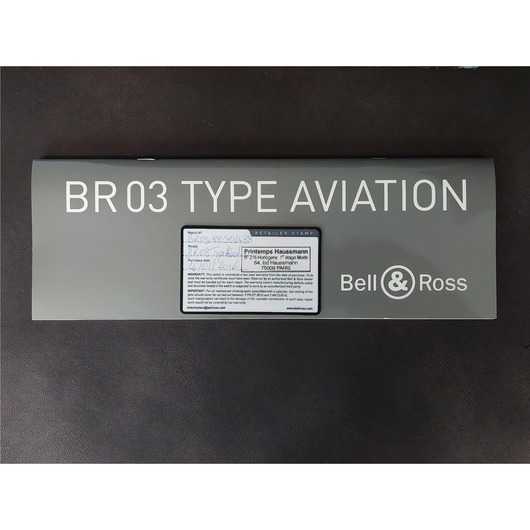 Horloge Bell & Ross Aviation BR03-88-S-02488 '74367-726-TWDH'