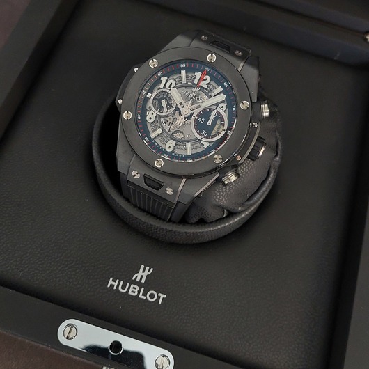 Horloge Hublot Big Bang Unico Black Magic 411.C1.1170.RX '75881-740-TWDH'