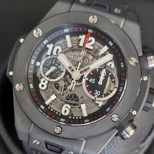 Horloge Hublot Big Bang Unico Black Magic 411.C1.1170.RX '75881-740-TWDH'