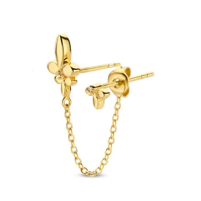Juweel DIAMANTI PER TUTTI CIRQUE SINGLE EARRING M2341 YELLOW 