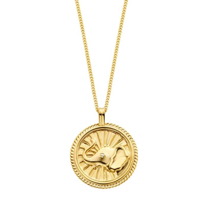 Juweel DIAMANTI PER TUTTI SHOWTIME NECKLACE M2424 YELLOW 