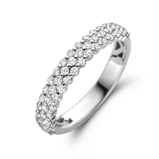 Juweel Femme Adorée ring 18 karaat witgoud diamant 10R0057W Juweel Femme Adorée ring 18 karaat witgoud diamant 10R0057W