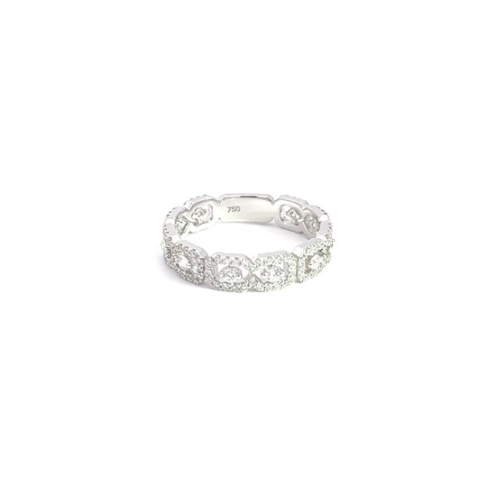 Juweel Femme Adorée ring 18 karaat witgoud diamant 10R0189W  Juweel Femme Adorée ring 18 karaat witgoud diamant 10R0189W