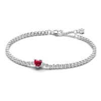 Juweel PANDORA HEART TENNIS BRACELET 590041C02 Juweel PANDORA HEART TENNIS BRACELET 590041C02