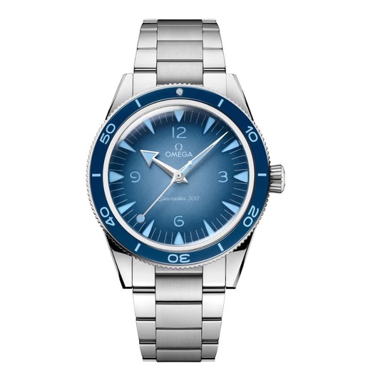 Horloge Omega Summer Blue Seamaster 300 Co-Axial Master Chronometer 234.30.41.21.03.002
