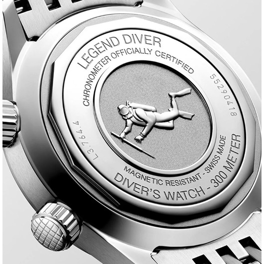 Horloge Longines Legend Diver L3.764.4.90.6