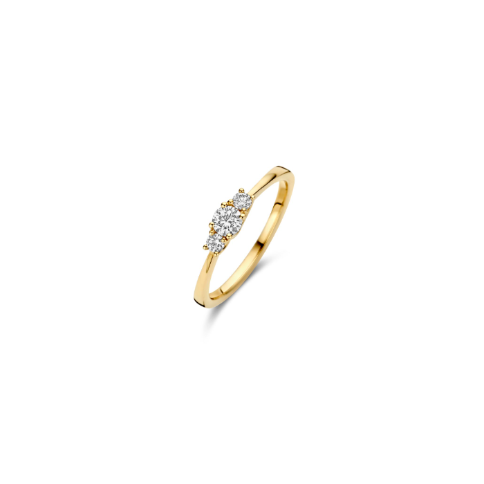 Juweel BLUSH LAB GROWN RING 14K GEELGOUD LG DIAMONDS LG1007Y