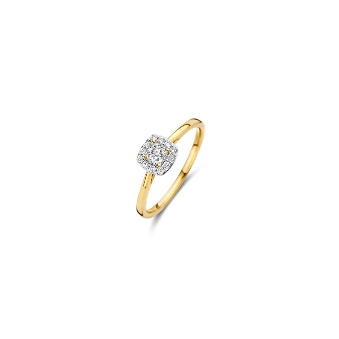 Juweel BLUSH LAB GROWN RING 14K GEELGOUD LG DIAMONDS LG1009Y 