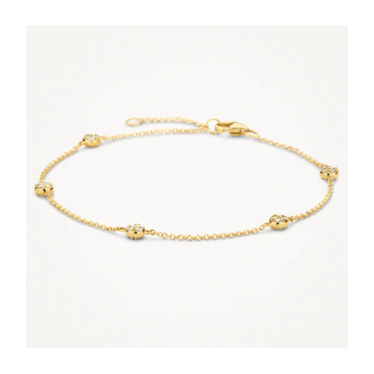 Juweel BLUSH ARMBAND 14 KARAAT GEELGOUD ZIRCONIUM 2213YZI Juweel BLUSH ARMBAND 14 KARAAT GEELGOUD ZIRCONIUM 2213YZI
