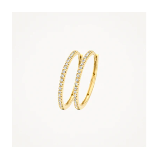 Juweel BLUSH CREOLEN 14 KARAAT GEELGOUD 7306YZI Juweel BLUSH CREOLEN 14 KARAAT GEELGOUD 7306YZI